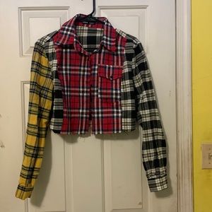 Cropped flannel